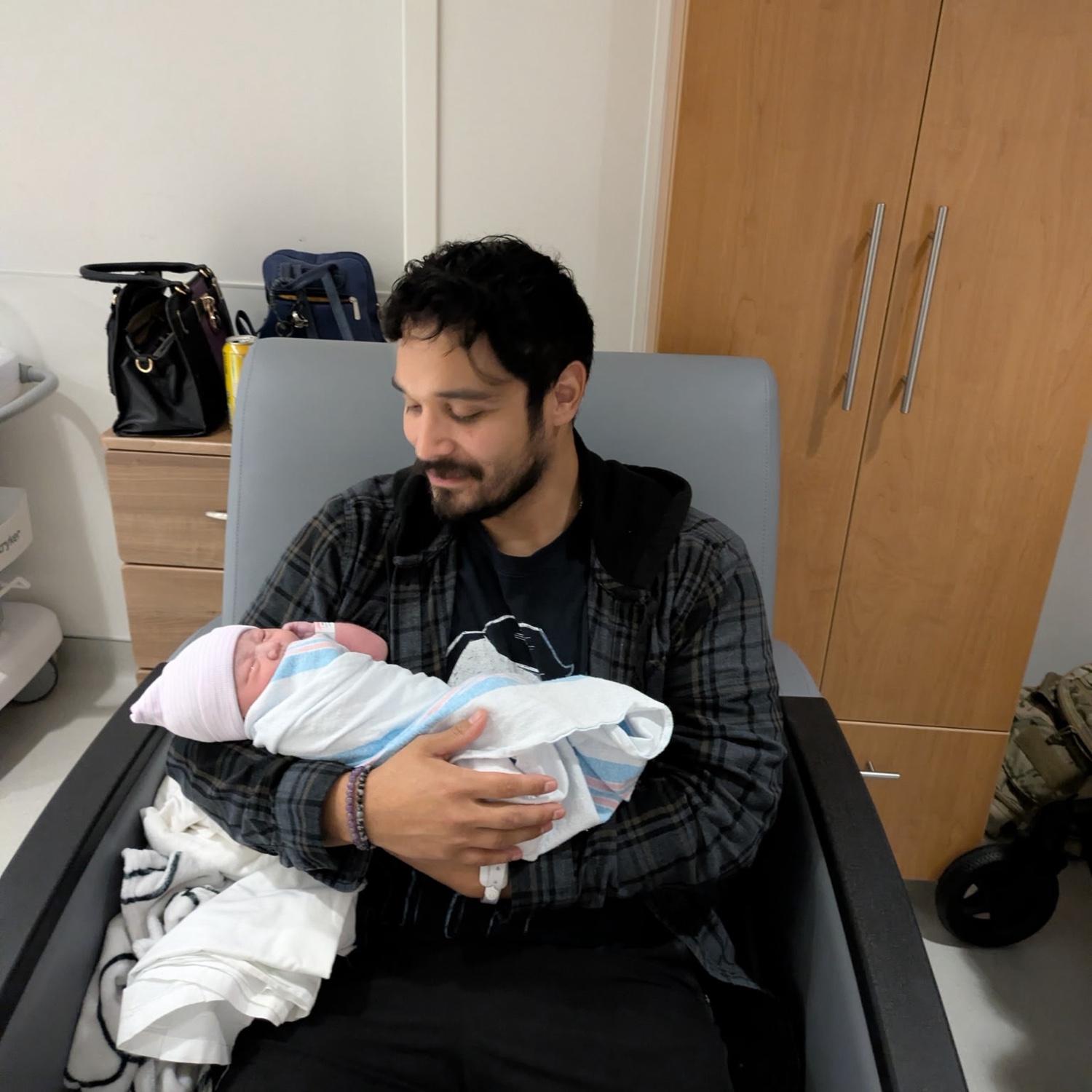 Our daughter was born