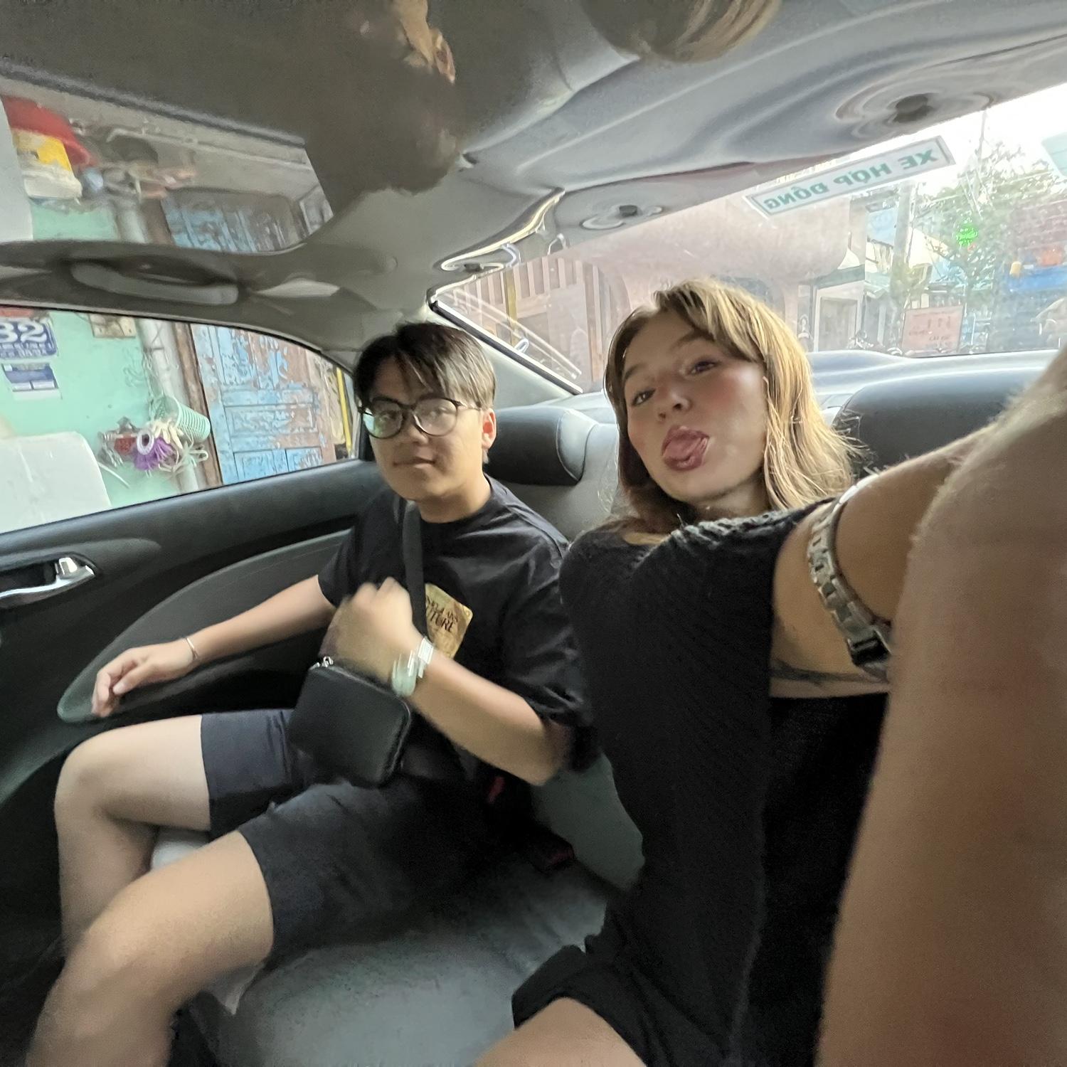On the way to get sushi in Ho Chi Minh City.