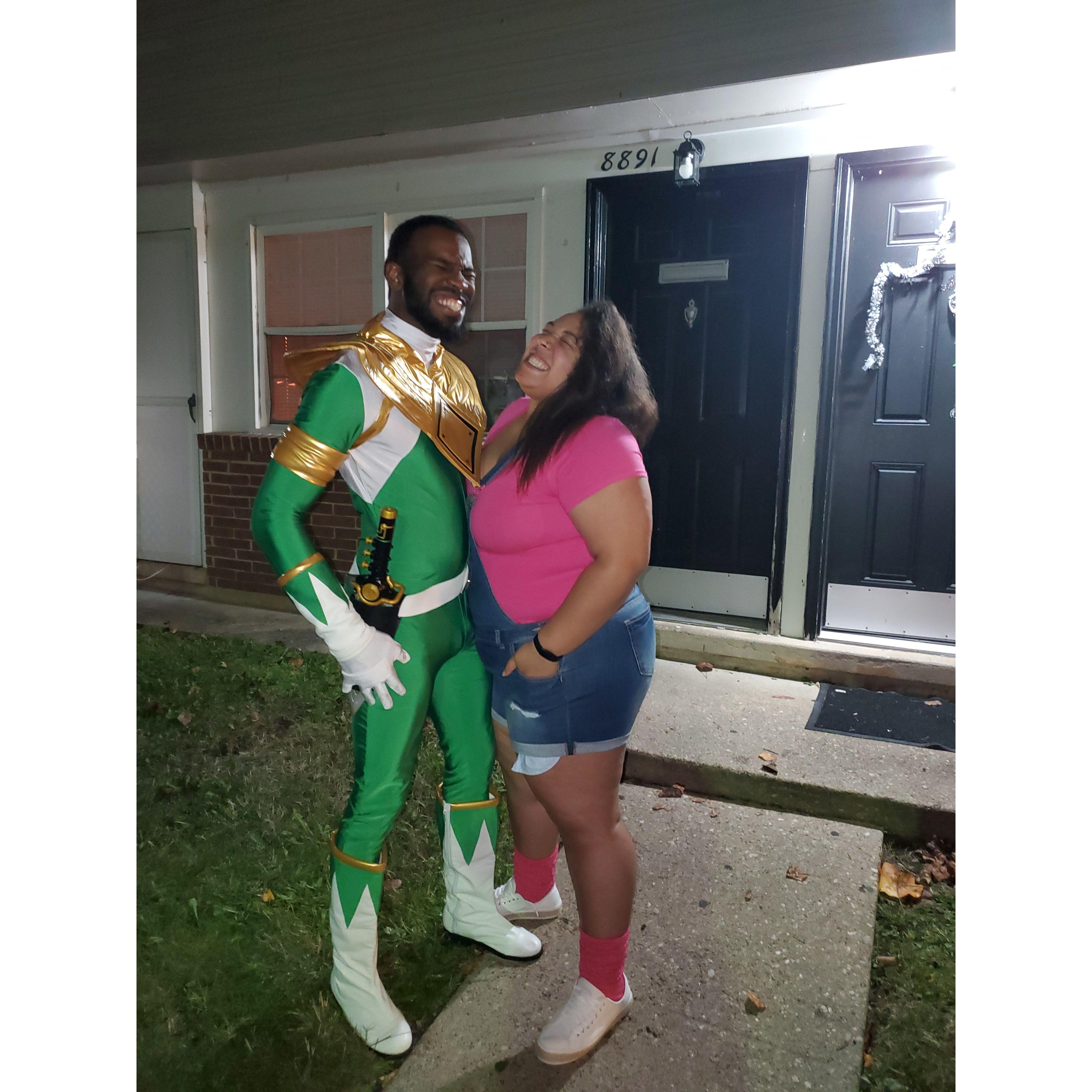 Green and Pink Ranger