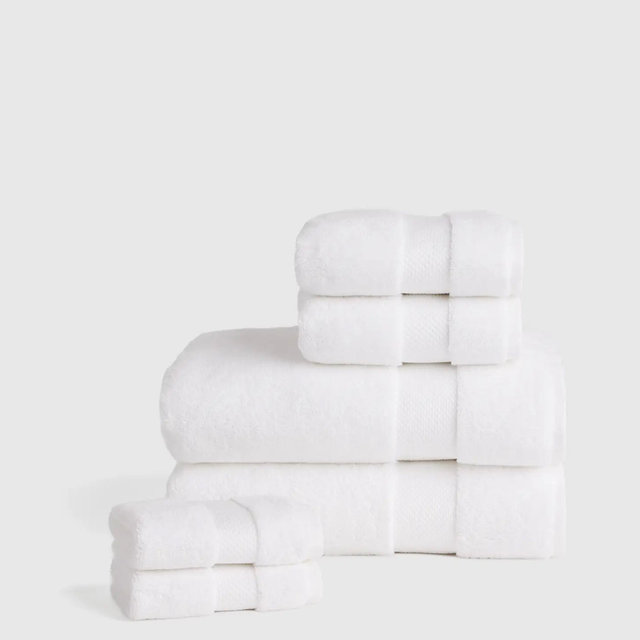 Turkish Ultra Plush Bath Towel Bundle - White