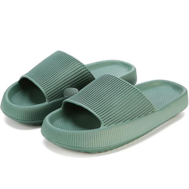 rosyclo Cloud Slippers for Women and Men, Pillow House Slippers Shower Shoes Indoor Slides Bathroom Sandals, Ultimate Comfort, Lightweight, Thick Sole, Non-Slip, Easy to Clean