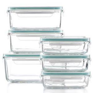 Martha Stewart Collection 12 Piece Glass Food Storage Container Set, Created for Macy's