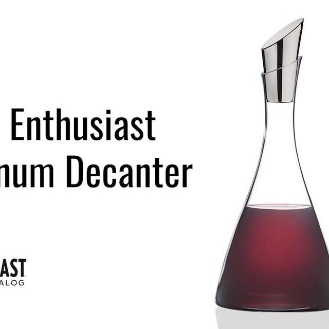 Wine Enthusiast Platinum Decanter