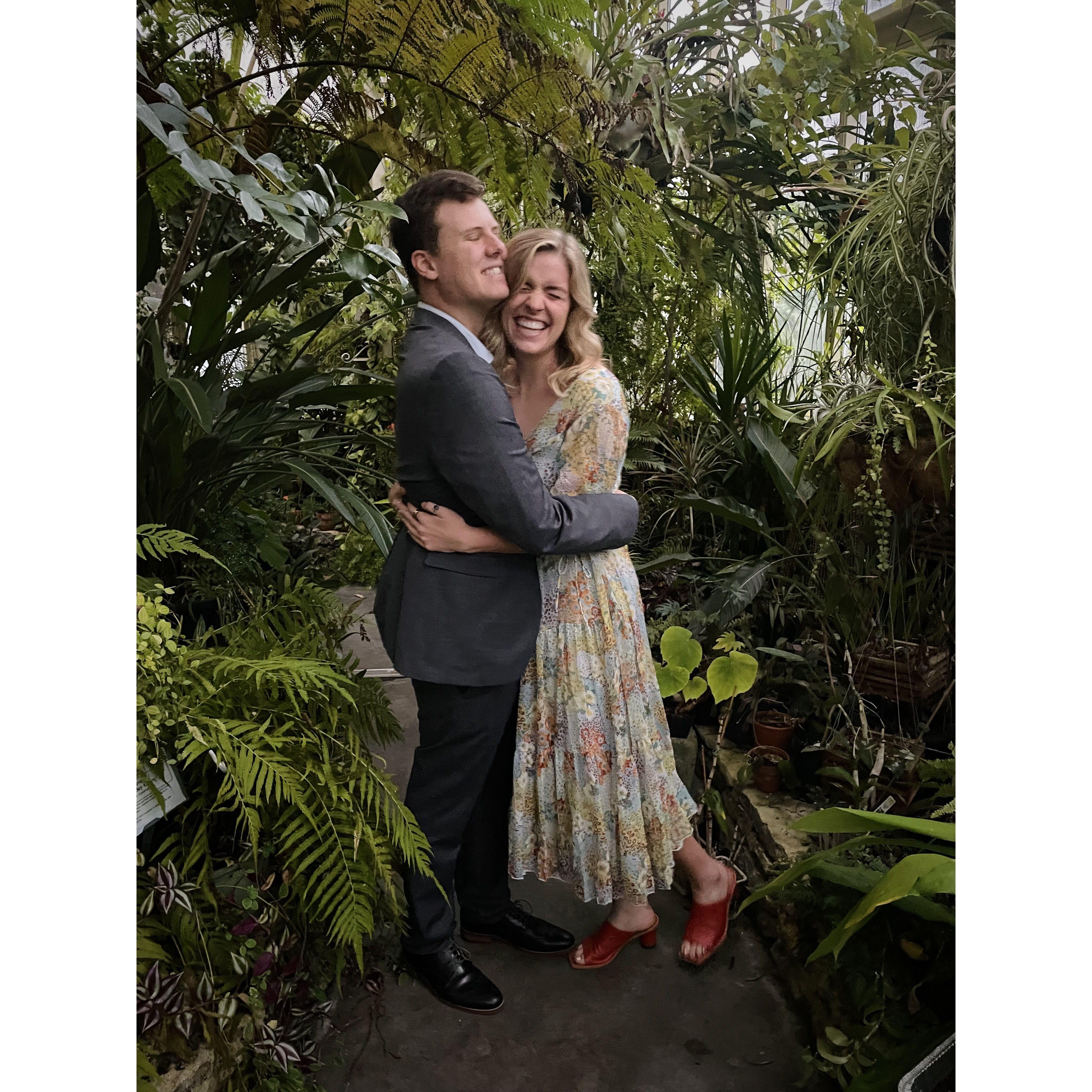 Our first date as an "official couple." October 2021