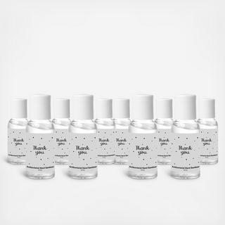 Polka Dot Thank You Hand Sanitizers, Pack of 10