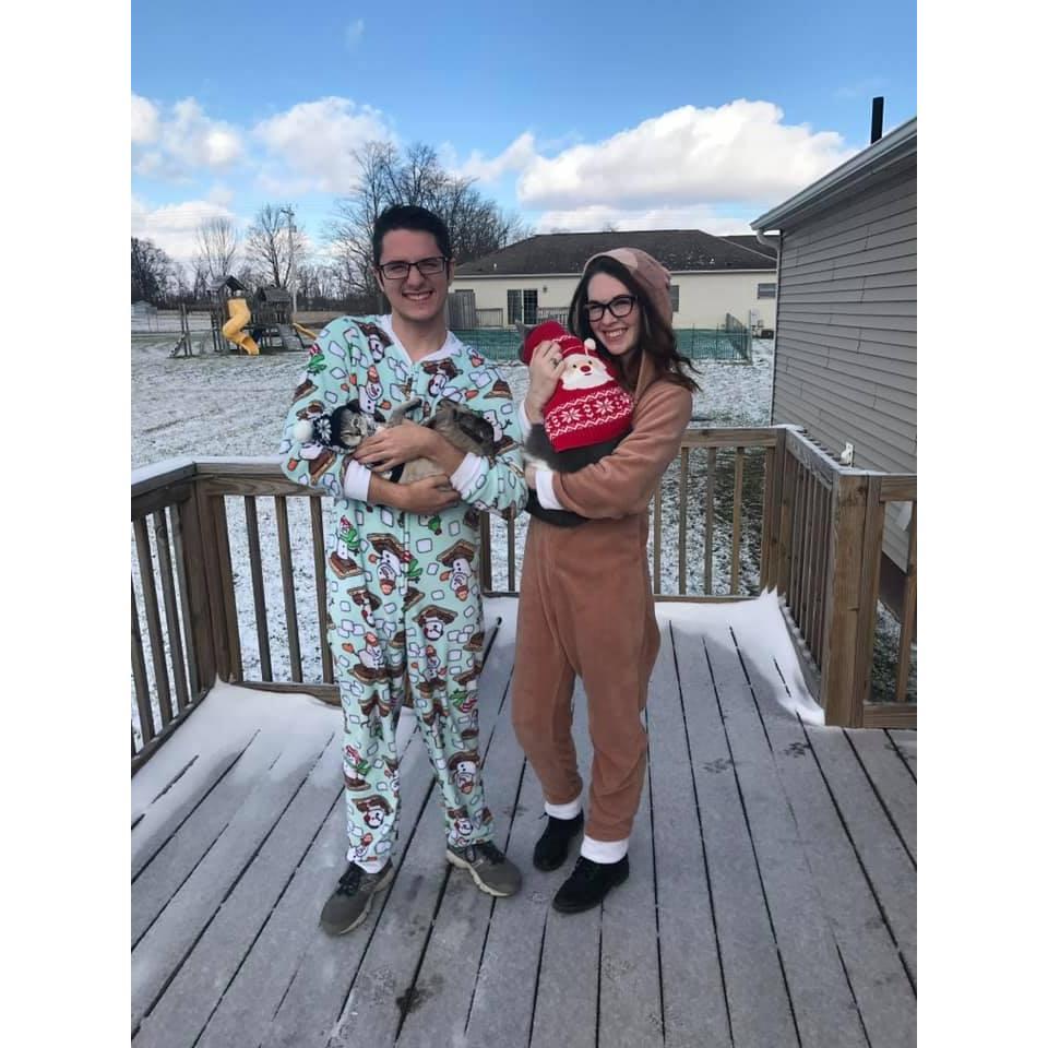 Christmas photos right after I moved to Ohio (Part 2)