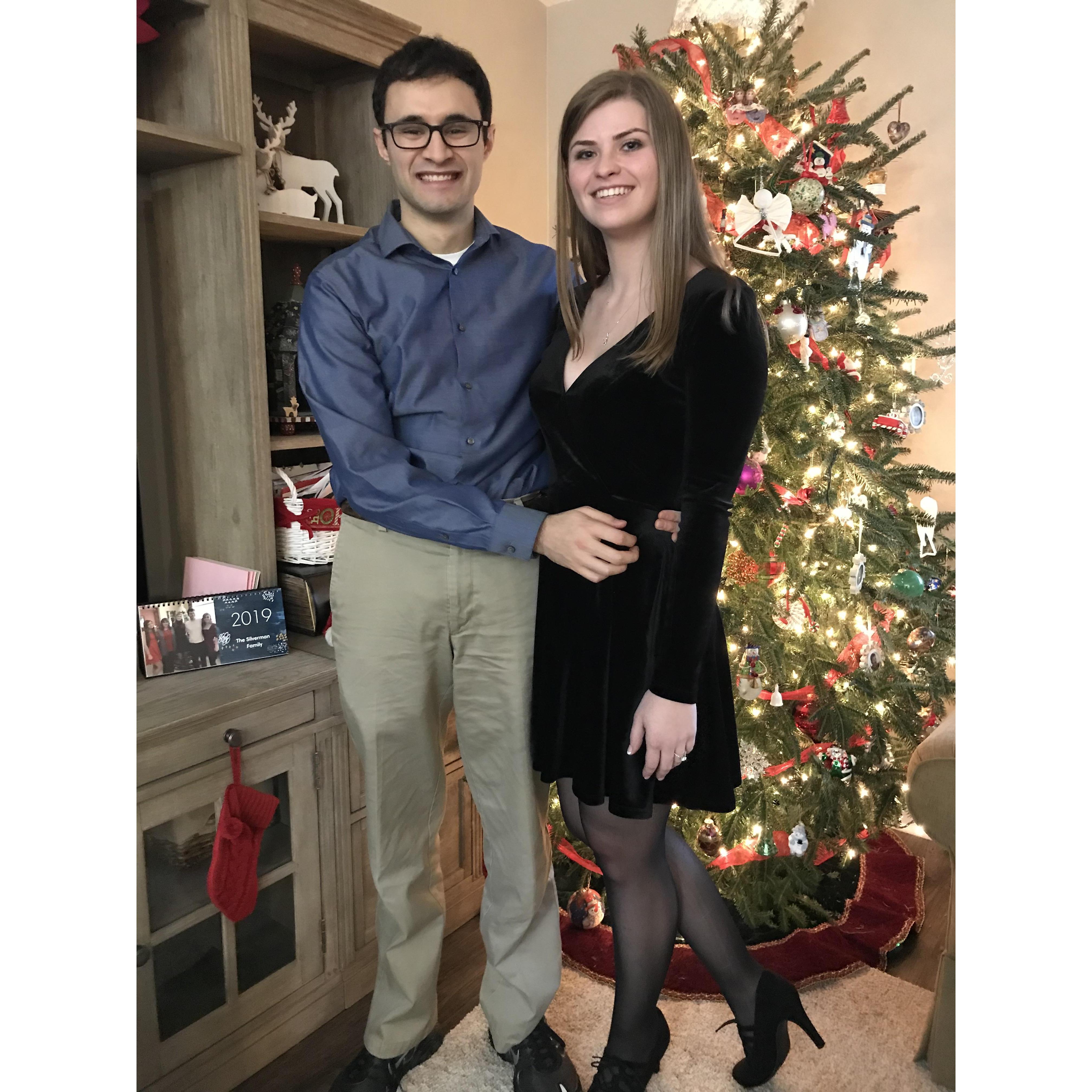 Circa 2018. Christmas Eve at the Silverman's house.
