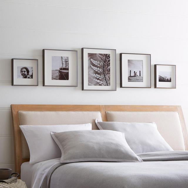 Brushed Antique Bronze Picture Frame Gallery, Set of 5