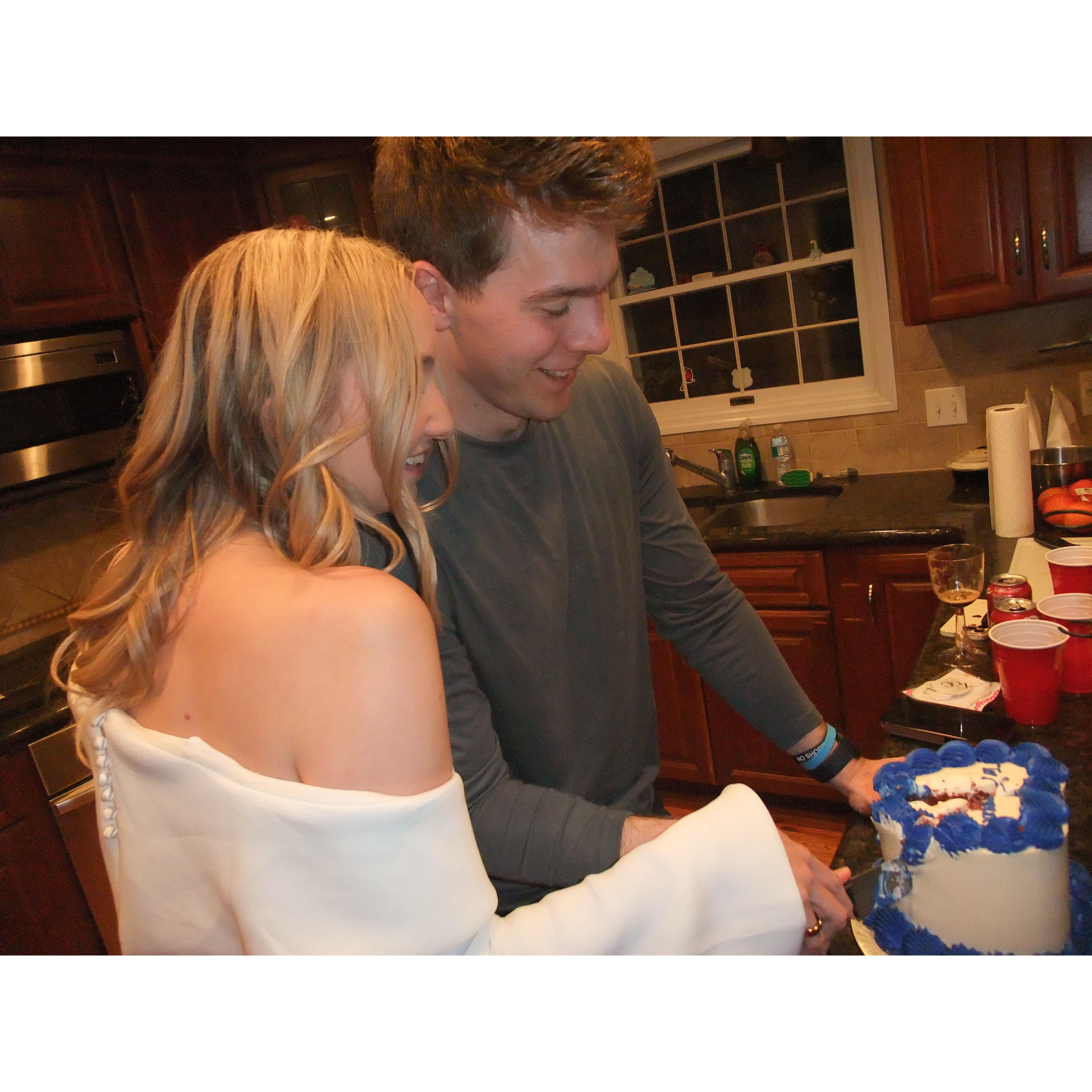 More cake cutting practice