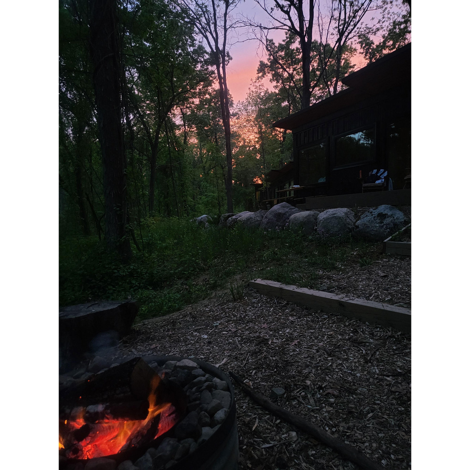 One of our many trips to Michigan.