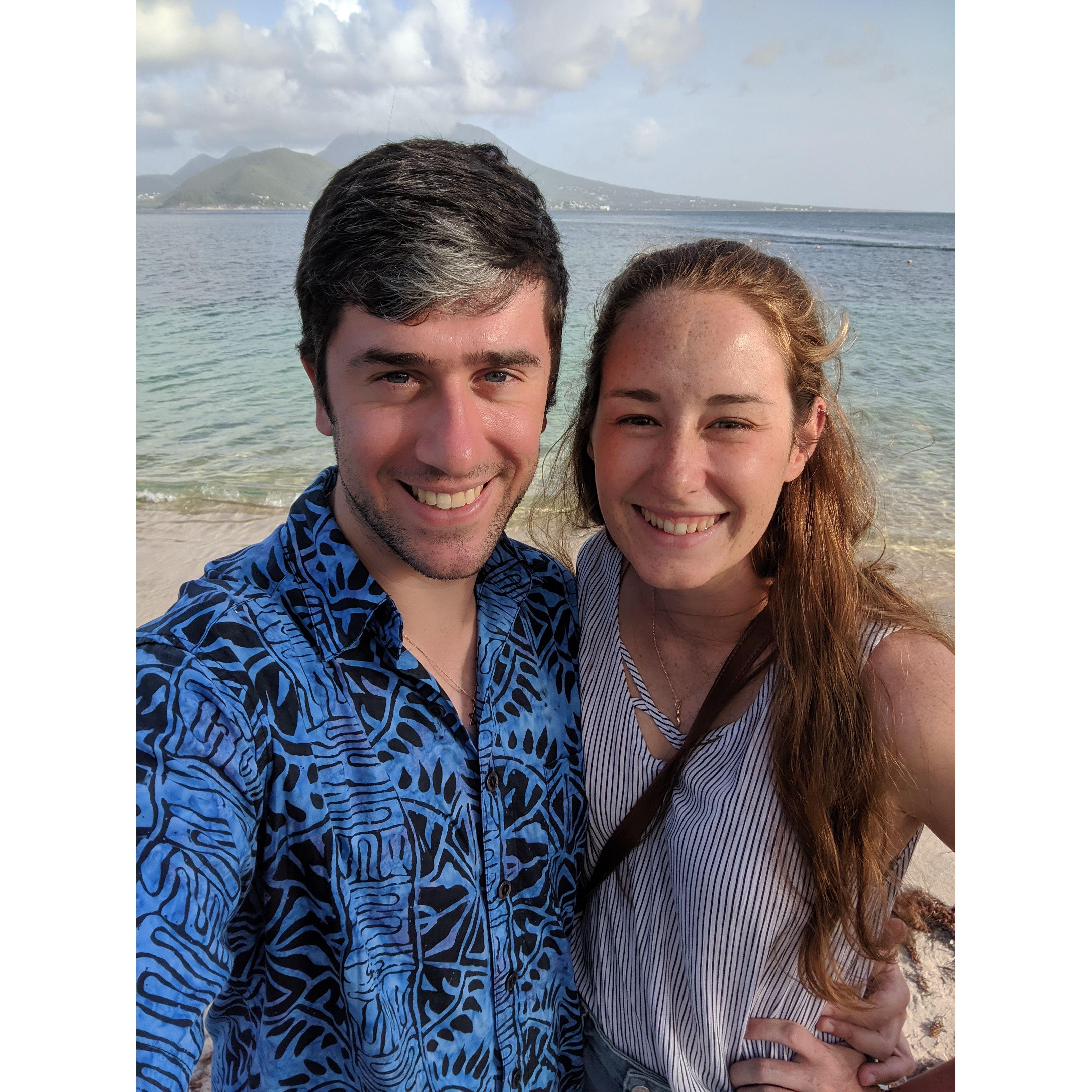 Travis's first trip to St. Kitts