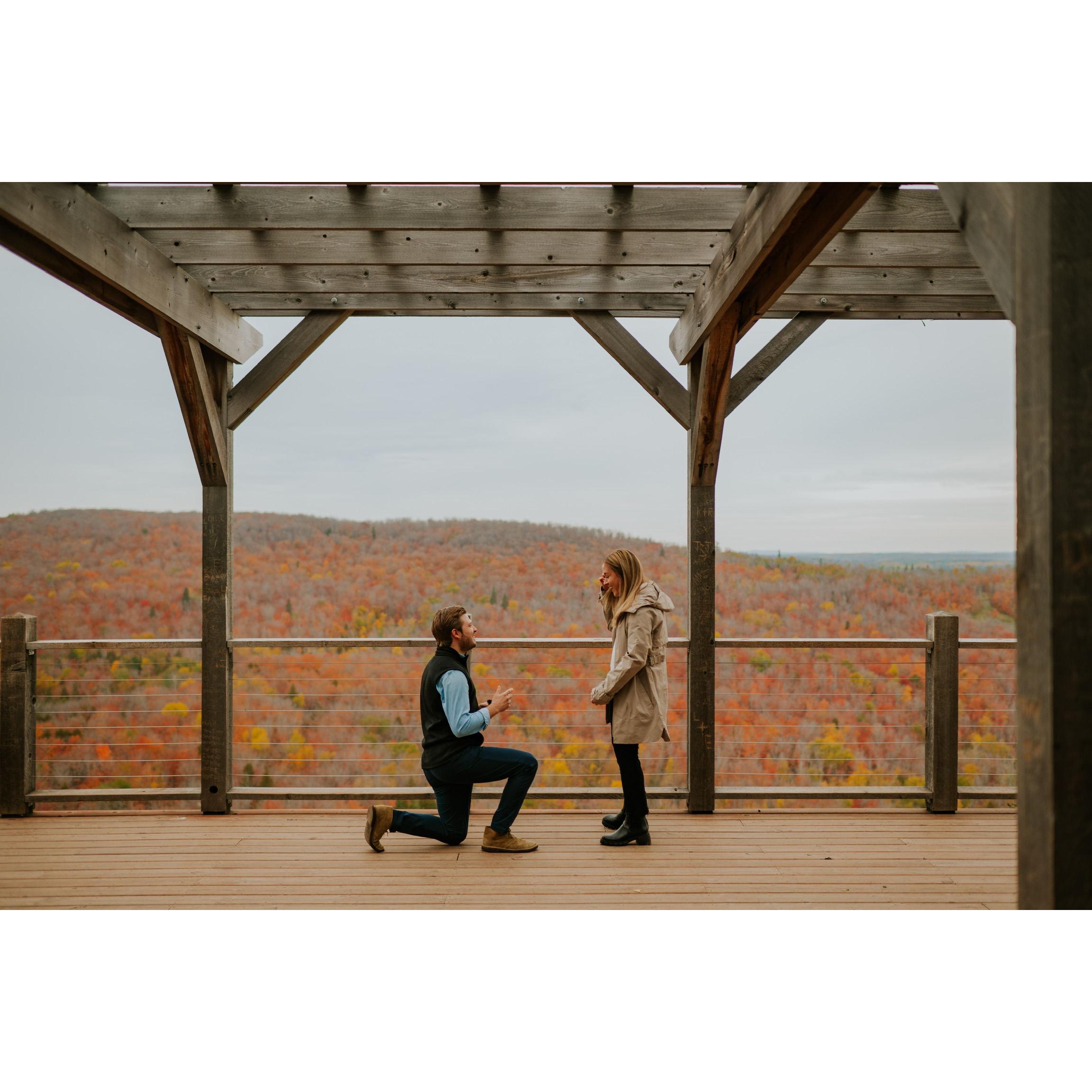 Proposal at Lutsen