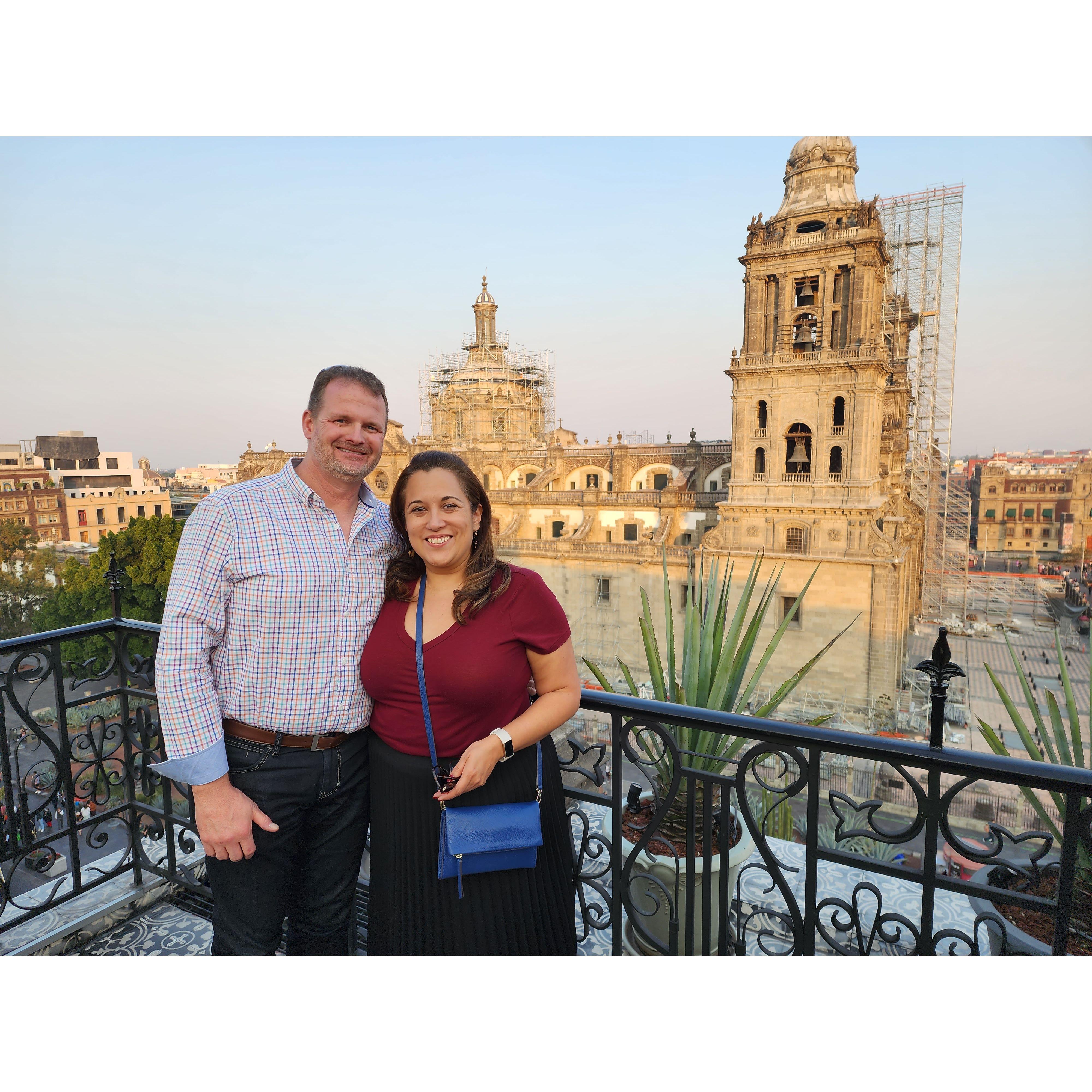 Trip to Mexico City on MLK weekend. We enjoyed this rooftop with Yareli's cousins!