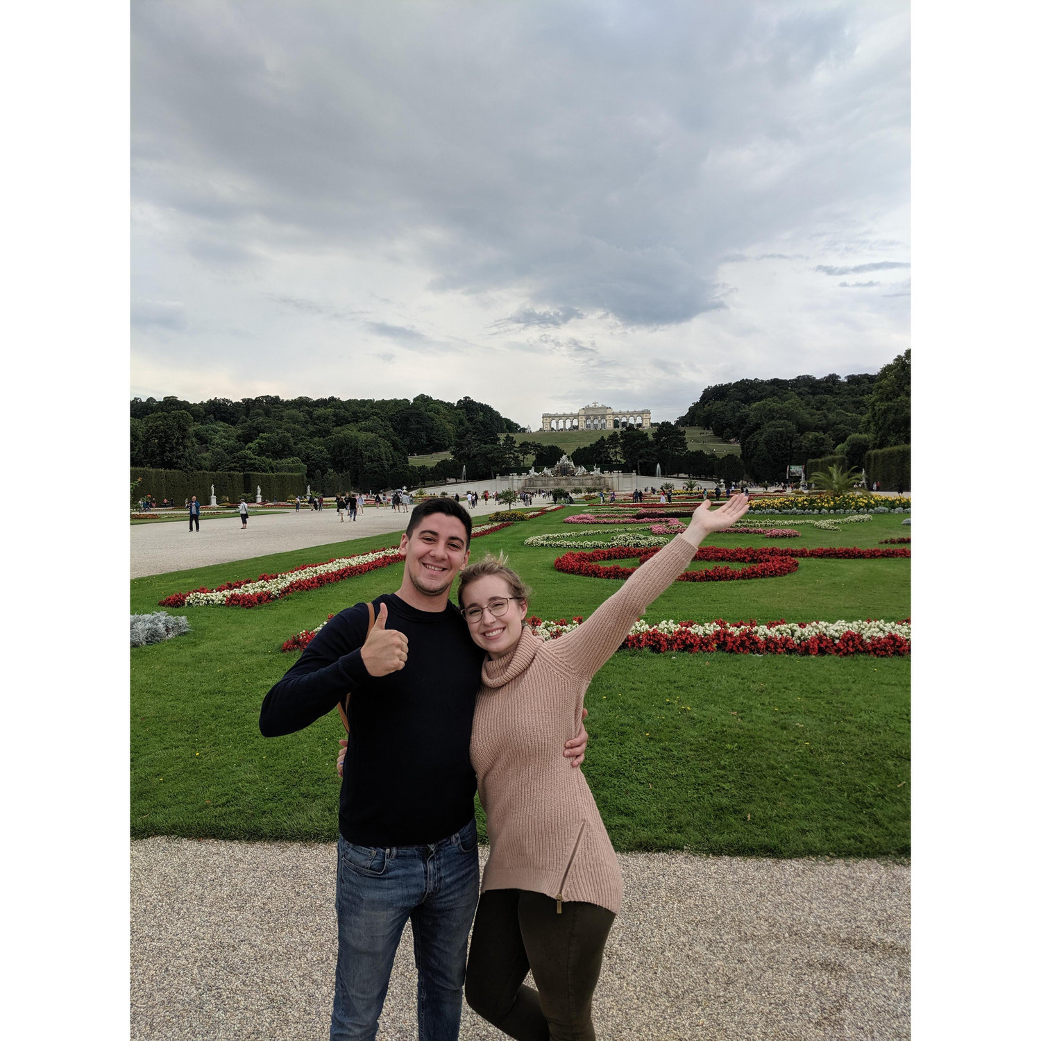Schönbrunn Palace in Vienna, Austria.