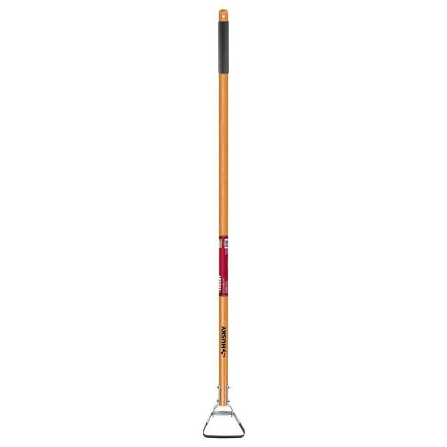 54 in. L Wood Handle Action Hoe with Grip