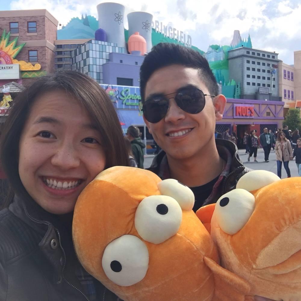 Hong's obsession with Universal Studios and winning the carnival games stocked up a lot of plushies... 
2017.