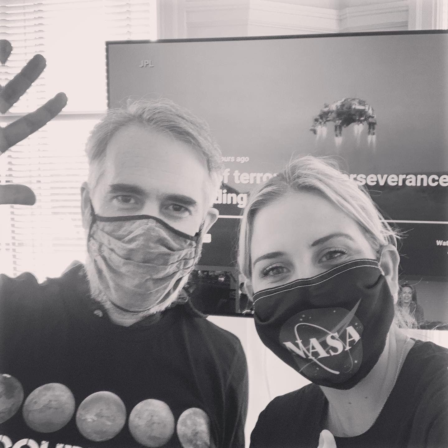 Brother, sister, and mars landing (during a pandemic)