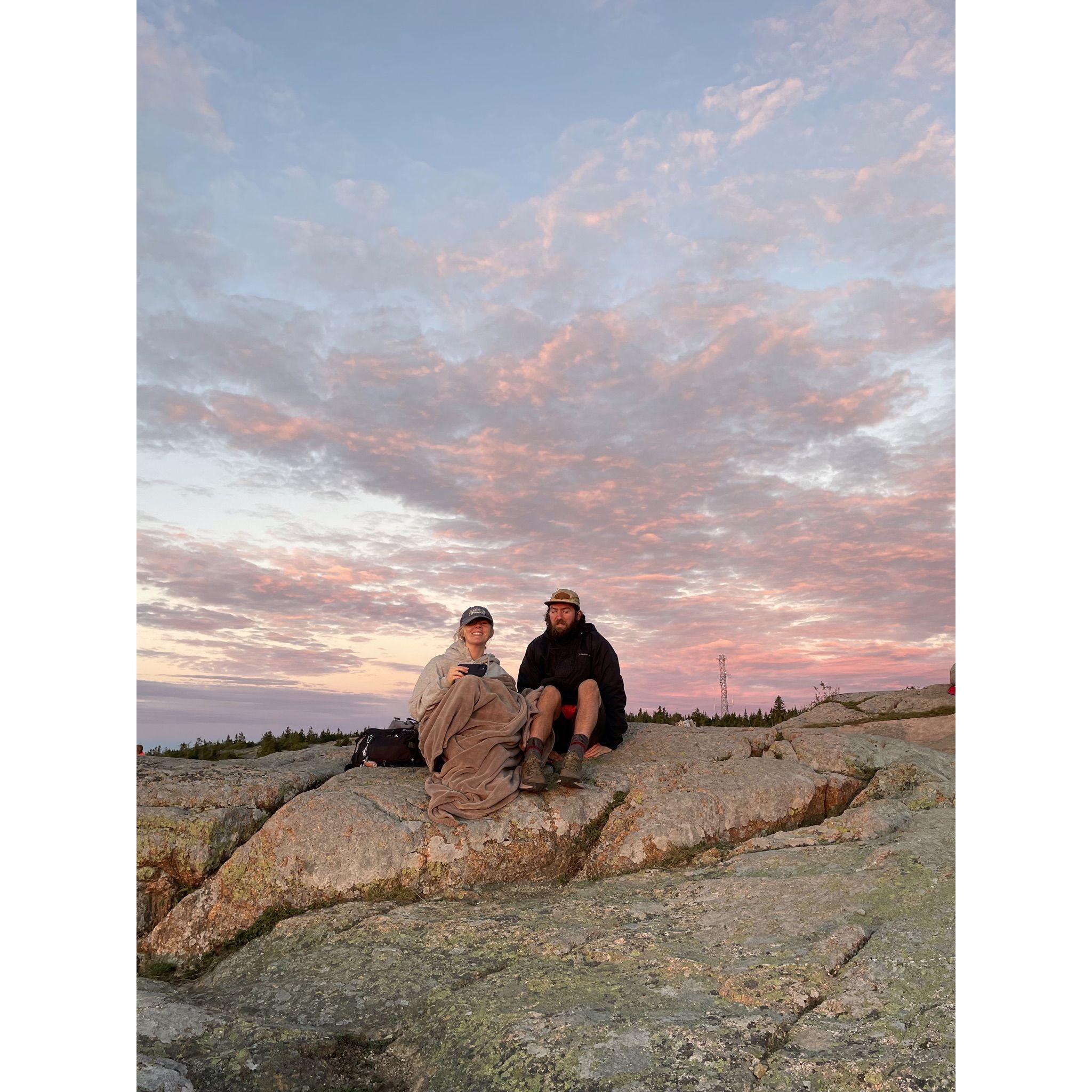 The Proposal - Sunrise Hike up Mt Cadillac, Acadia, Maine - 9.16.22