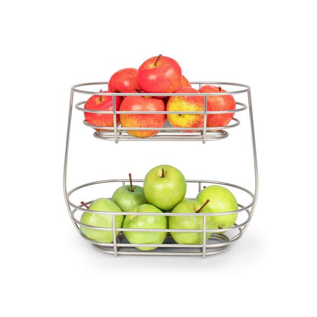 Spectrum Diversified Euro 2-Tier Basket Server Bowl