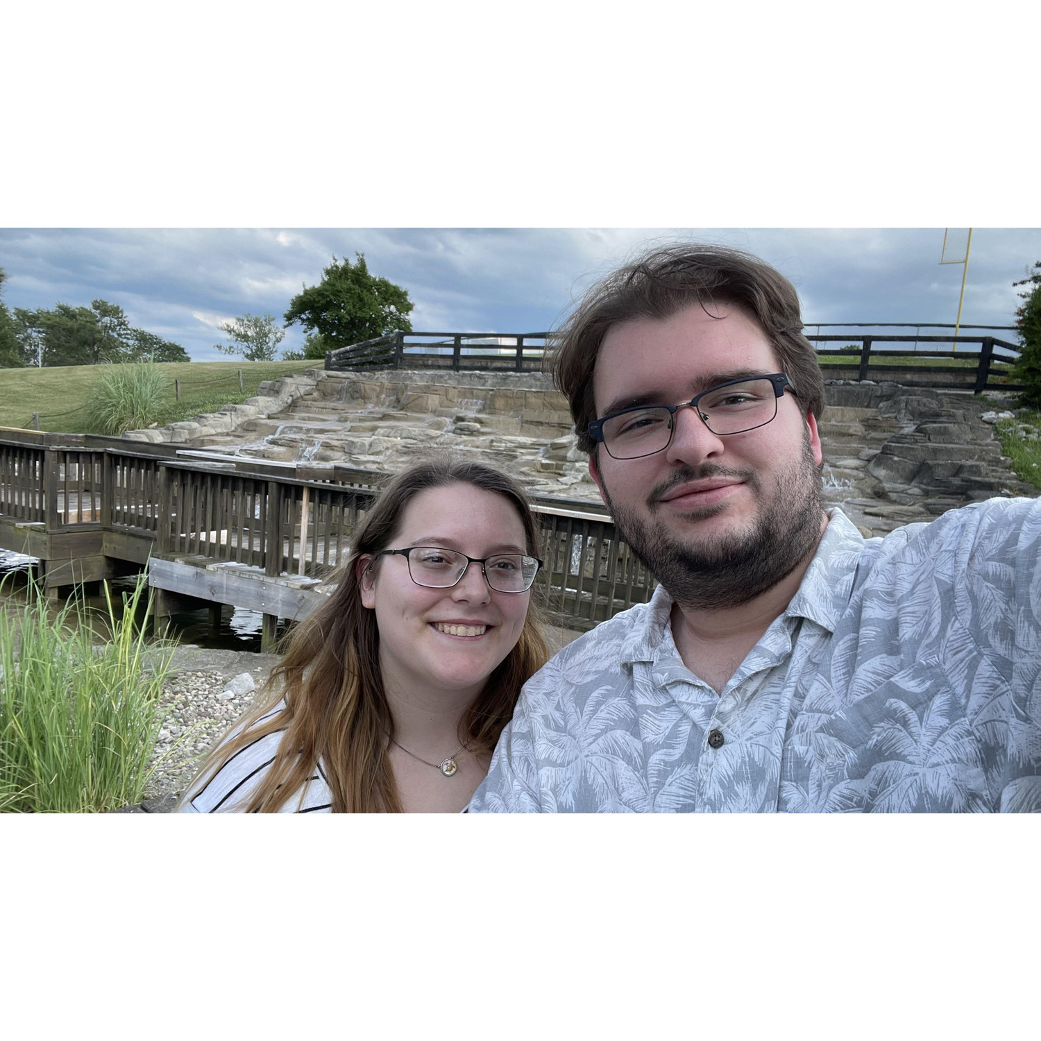 Captured during mini-golfing, one of our favorite dates!