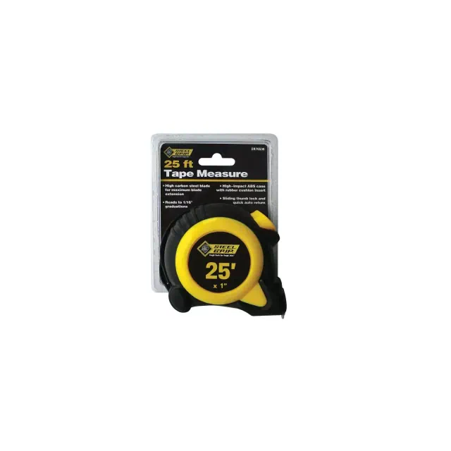 Steel Grip 25 ft. L X 1 in. W Tape Measure 1 pk