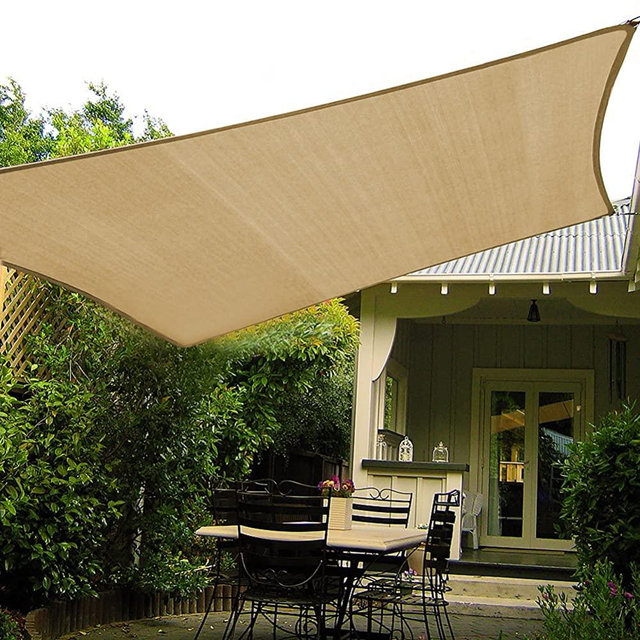 Shade&Beyond 10'x10' Sun Shade Sail Canopy UV Block for Patio Deck Yard and Outdoor Activities