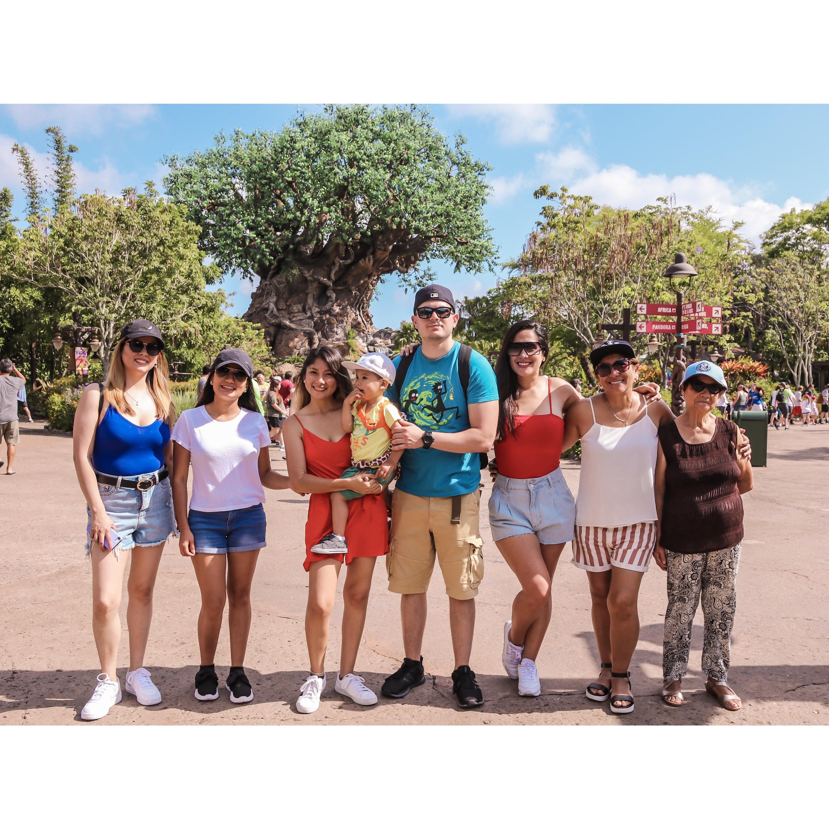 Family Trip to Disney, 2019 / Viaje familiar a Disney en el 2019.