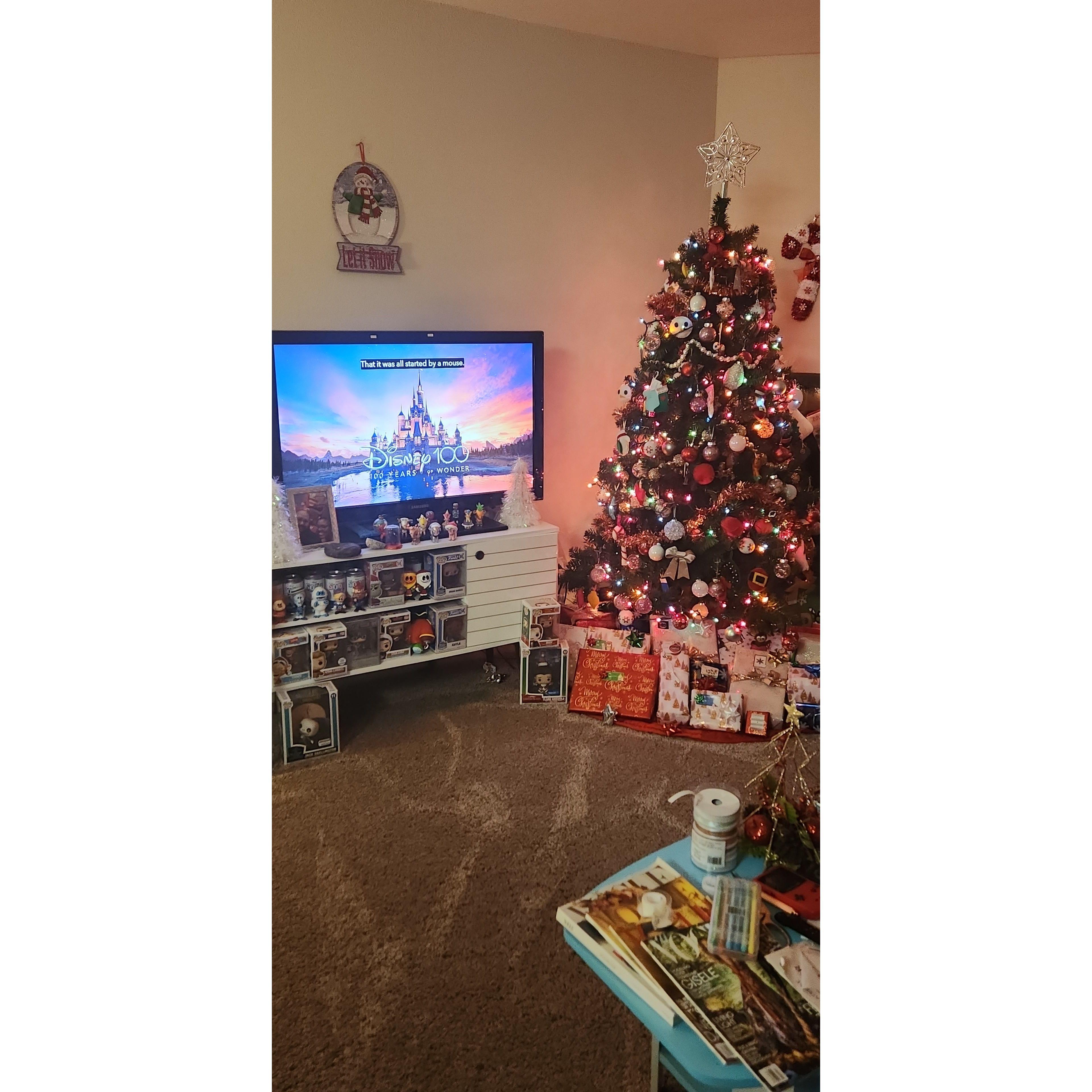 Our Decorated Tree and Disney Movies