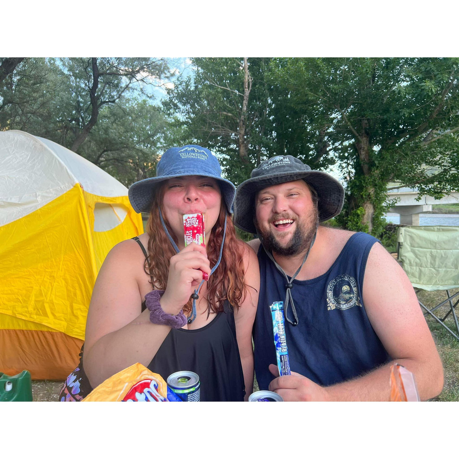 Yellowstone Hot Springs Campground in Montana.