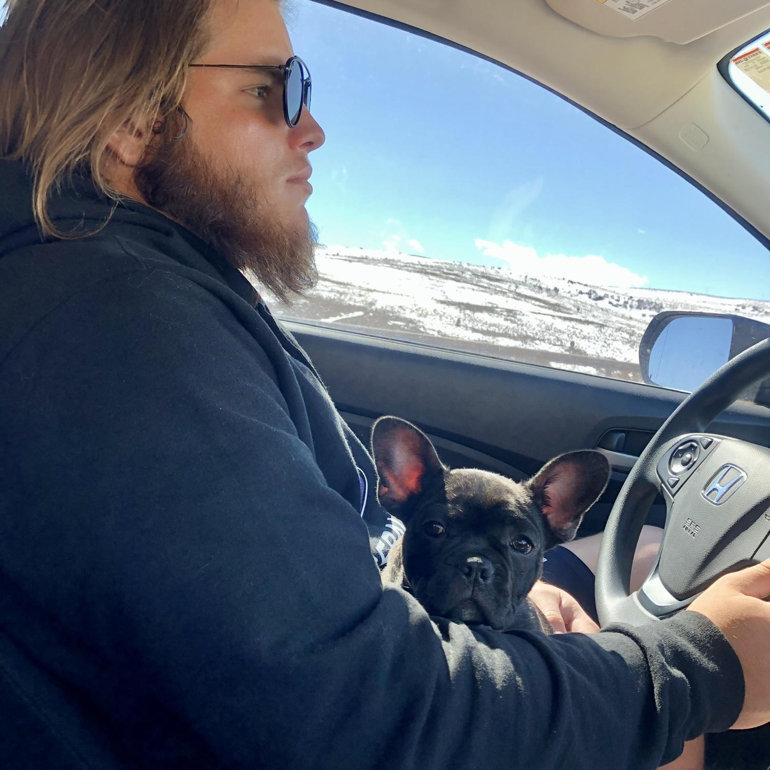 Constant road trips to visit family in Colorado and Idaho