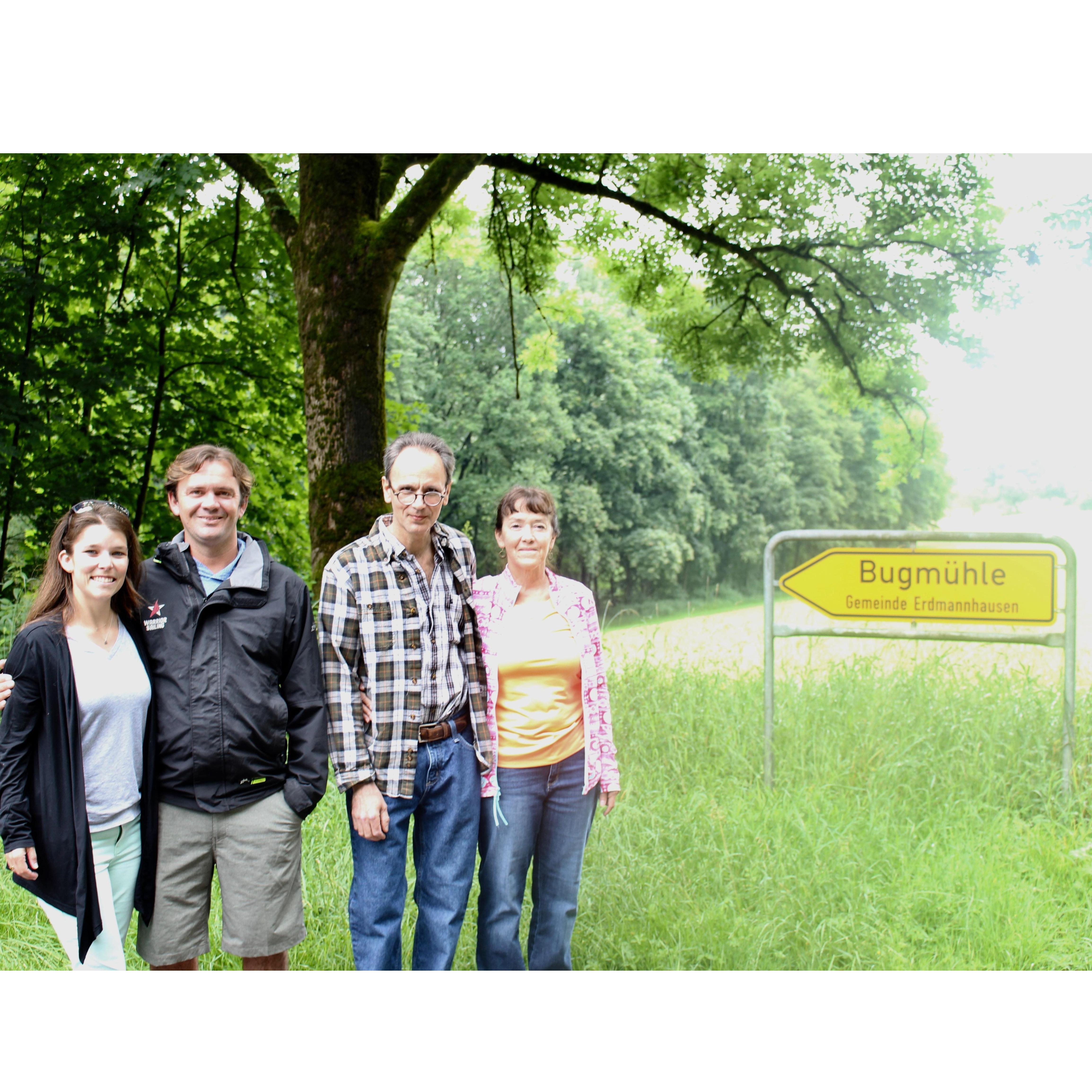 Our trip to Germany to help celebrate Jacob's Oma and Opa's 65 Wedding Anniversary in Erdmannhausen in June 2019. Here we are where Jacob lived the first four years of his life with his parents.