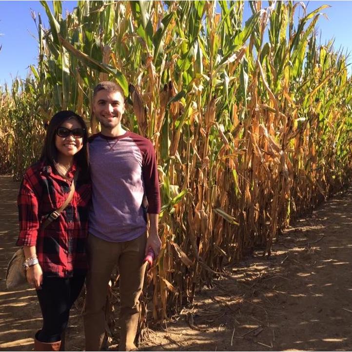 Corn maze at Happy Day Farms October 2016
