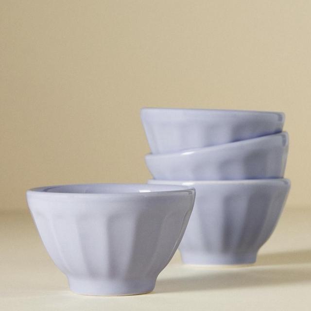 Shiny Mini Latte Bowls, Set of 4