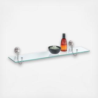 Glass Vanity Shelf with Mounts