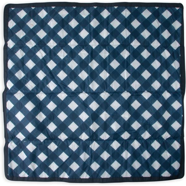 Indoor/Outdoor Blanket, Navy Plaid