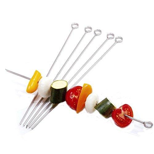 Norpro Stainless Steel 12-Inch Skewers, Set of 6