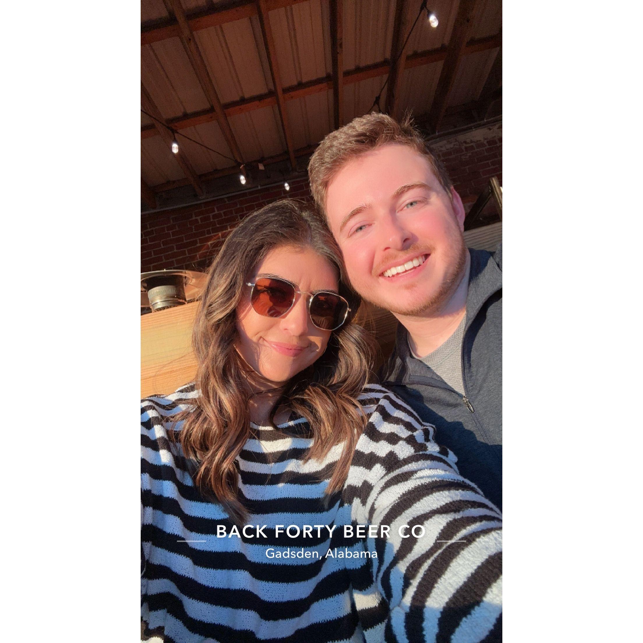 Taylor's first trip to Gadsen to meet all of Nolan's friends!