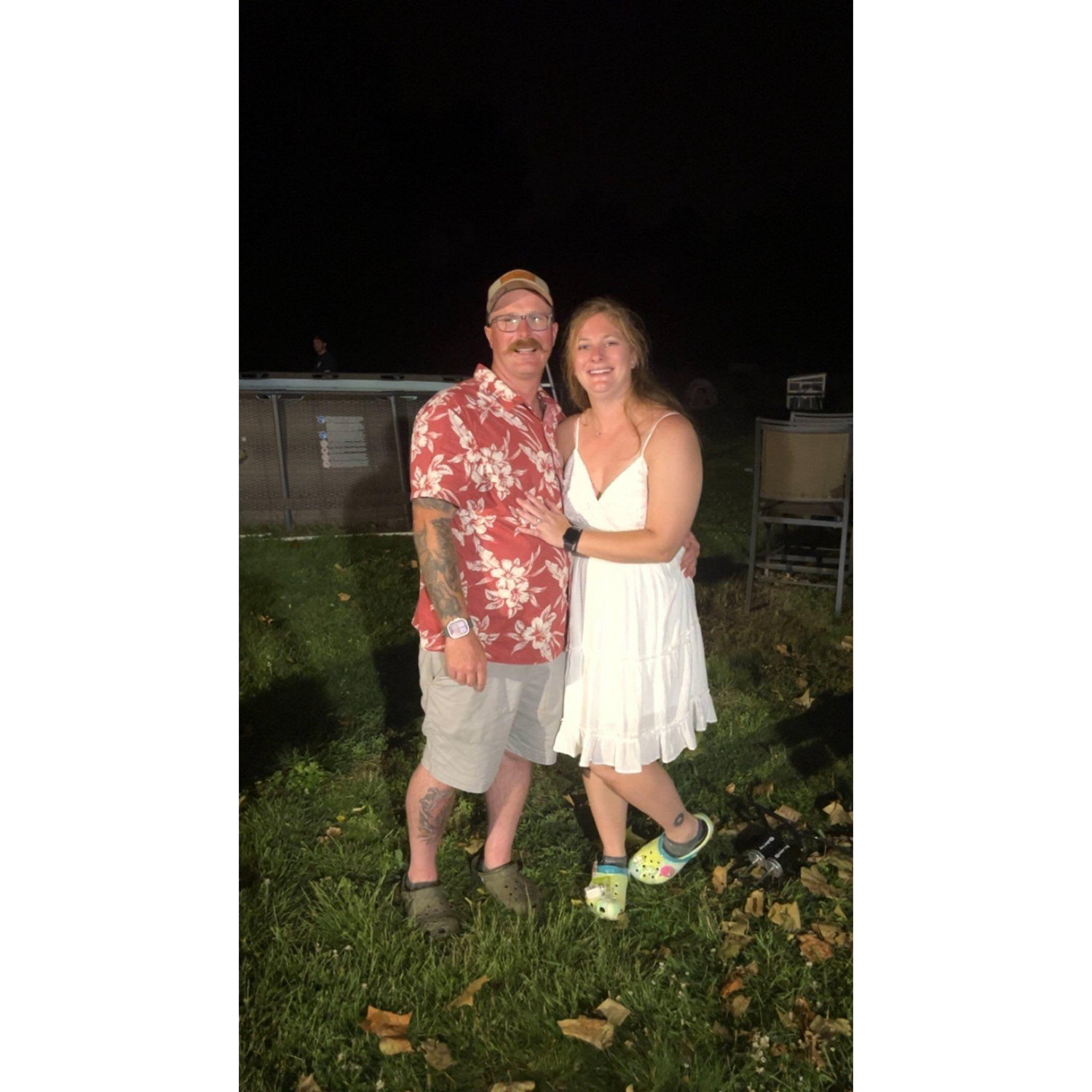 Our engagement party June 7, 2025