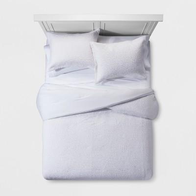 White Matelasse Medallion Comforter Set (King) - Threshold™