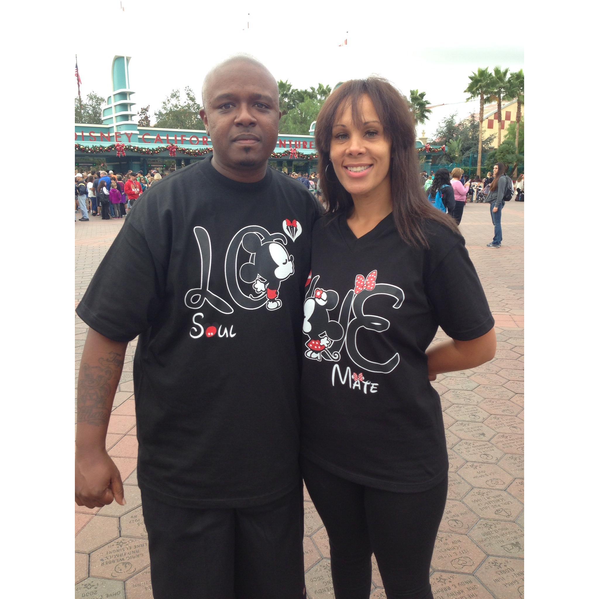 Our first big date to Disneyland for my birthday, 2 months after we started dating in 2014.