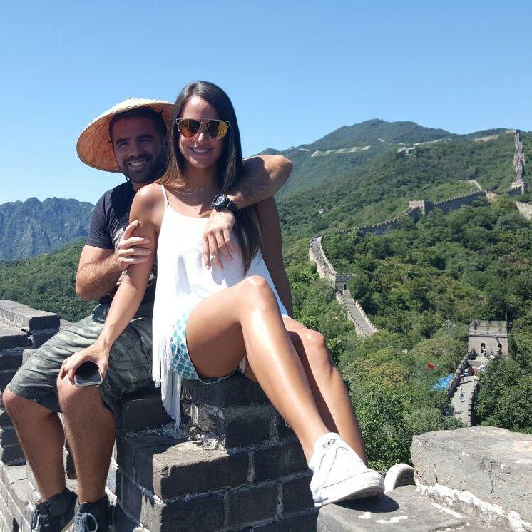 At the Great Wall of China