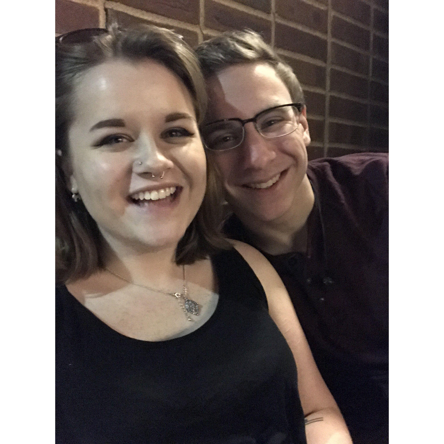 Our first picture we ever took together, January 2017