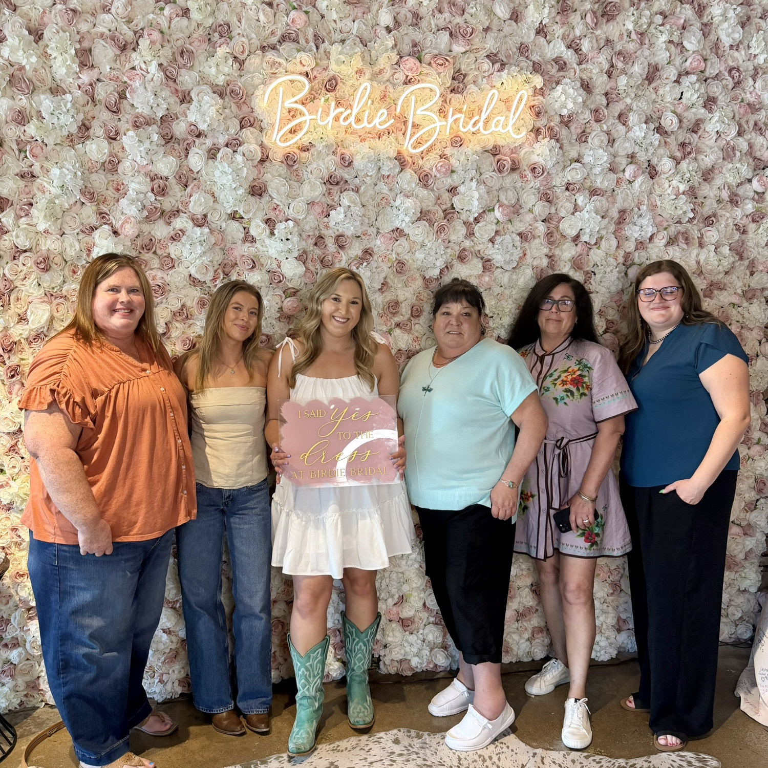 Dress shopping in Fort Worth!