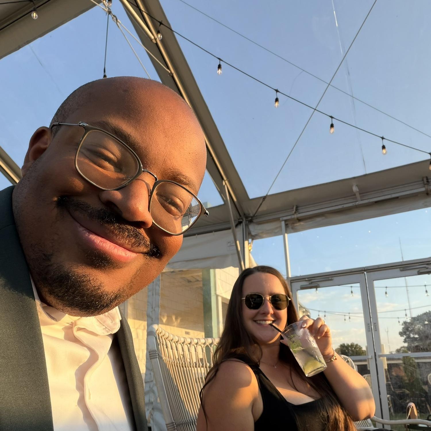 11/8/25-Clermont rooftop! You too could enjoy this view if you stay there for wedding weekend!