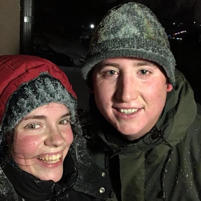 A snowy ice storm that hit right as we were trying to get back home from celebrating christmas in coos bay! That may or may not have been the day Steph hit Max's truck..... Woops!