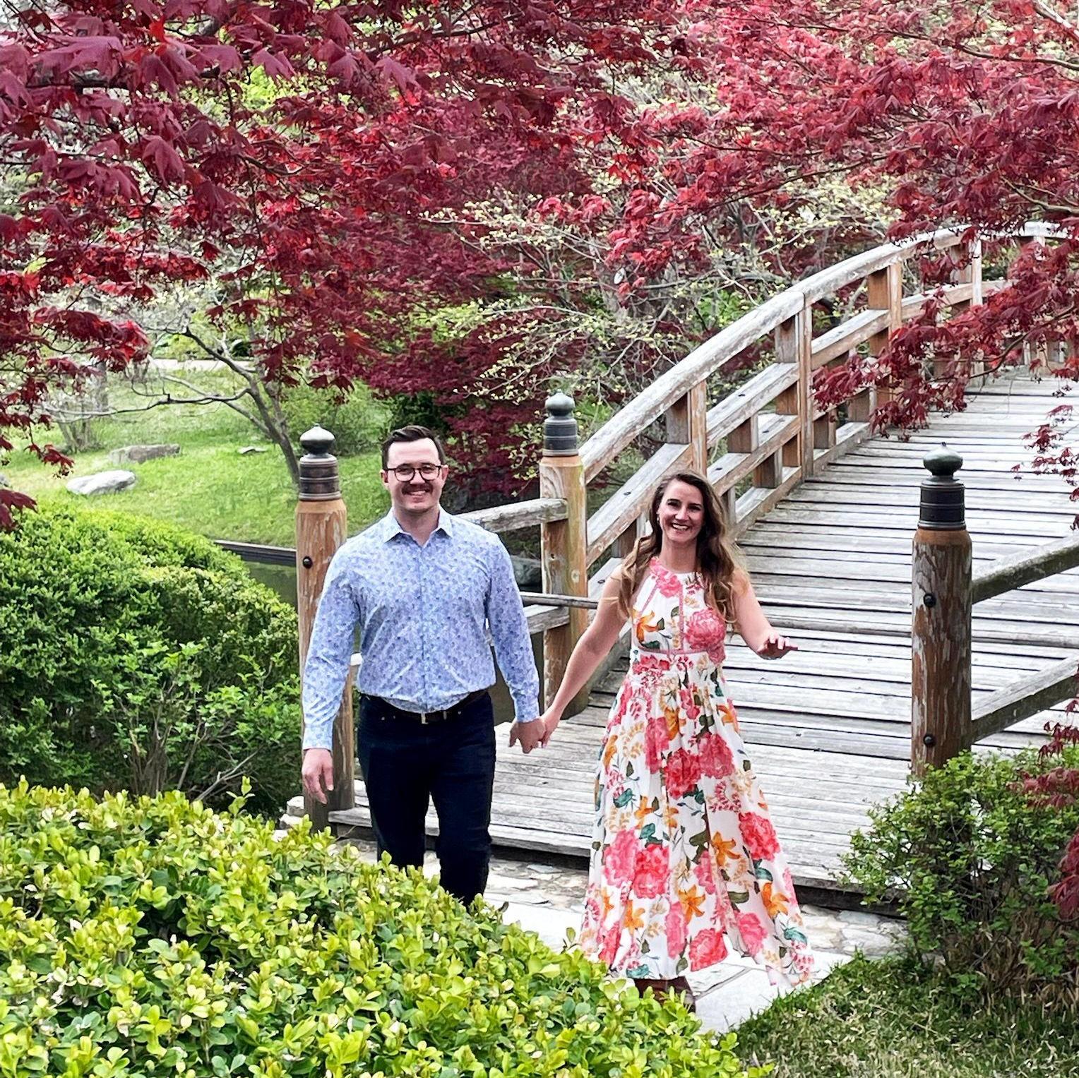 We love walking to the Missouri Botanical Gardens from our apartment.