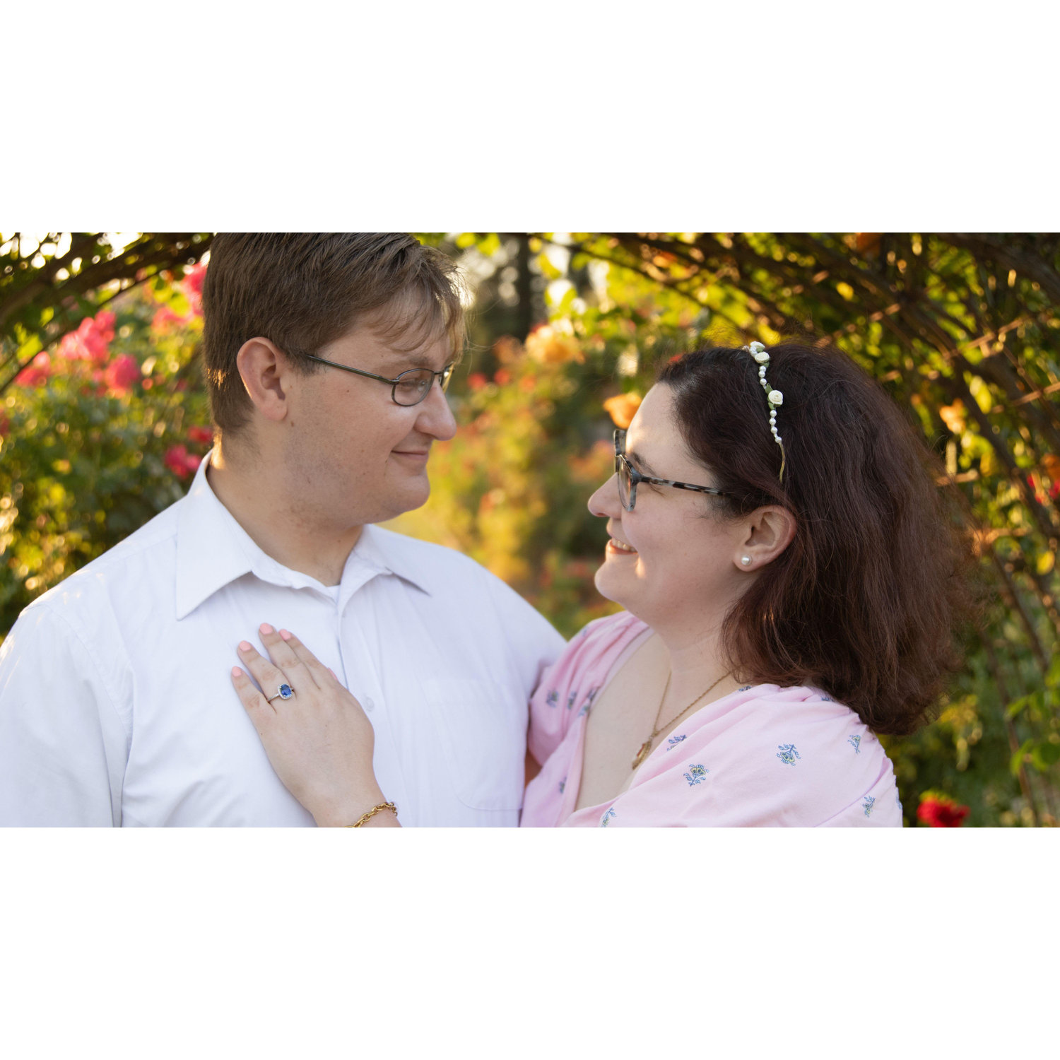 We complete one another and will always look at each other with this loving gaze.