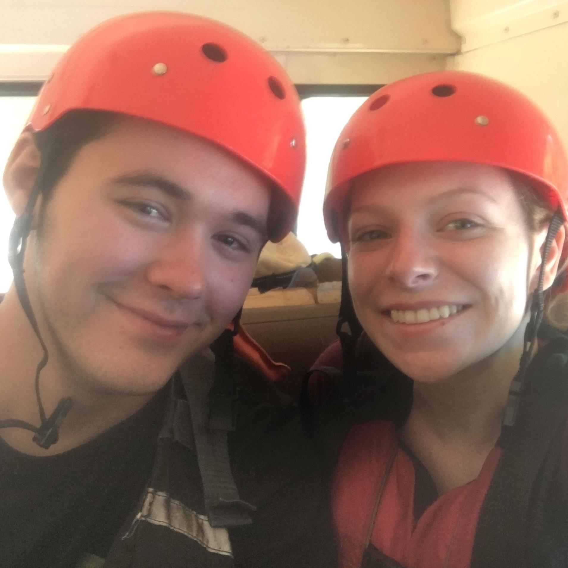 First time going white water rafting at the Nantahala Outdoor Center in Gatlinburg, Tennessee. (August 16, 2018)