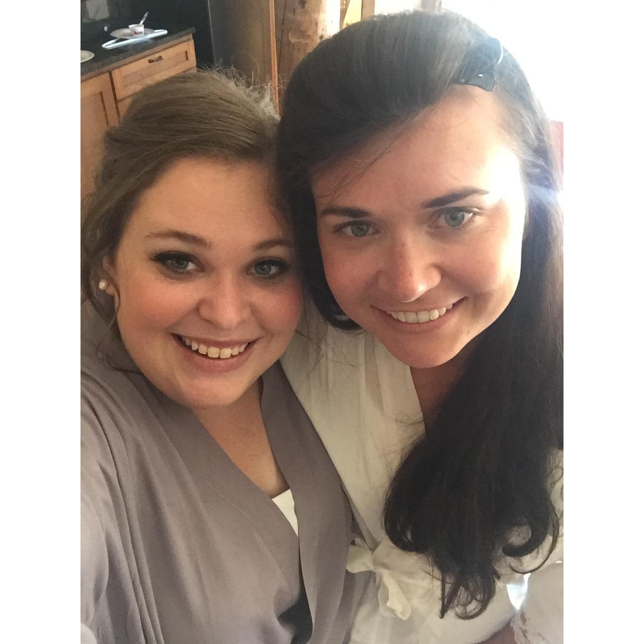 By your side for your big day, by my side on my big day!