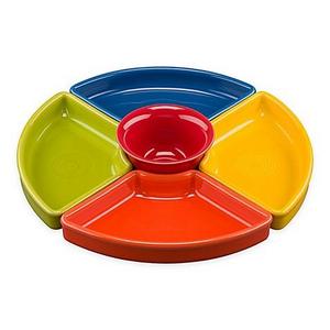 Fiesta 5-Piece Entertaining Set in Bold Colors
